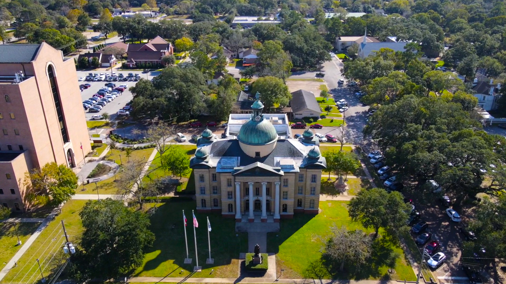 Fort Bend County Old Court House From High 2020